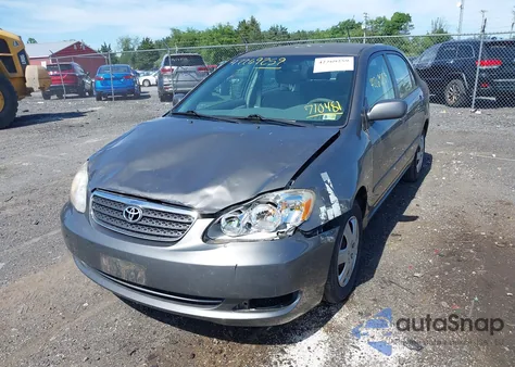 2006 Toyota Corolla Le из США, поврежденный, VIN 2T1BR32E86C710481